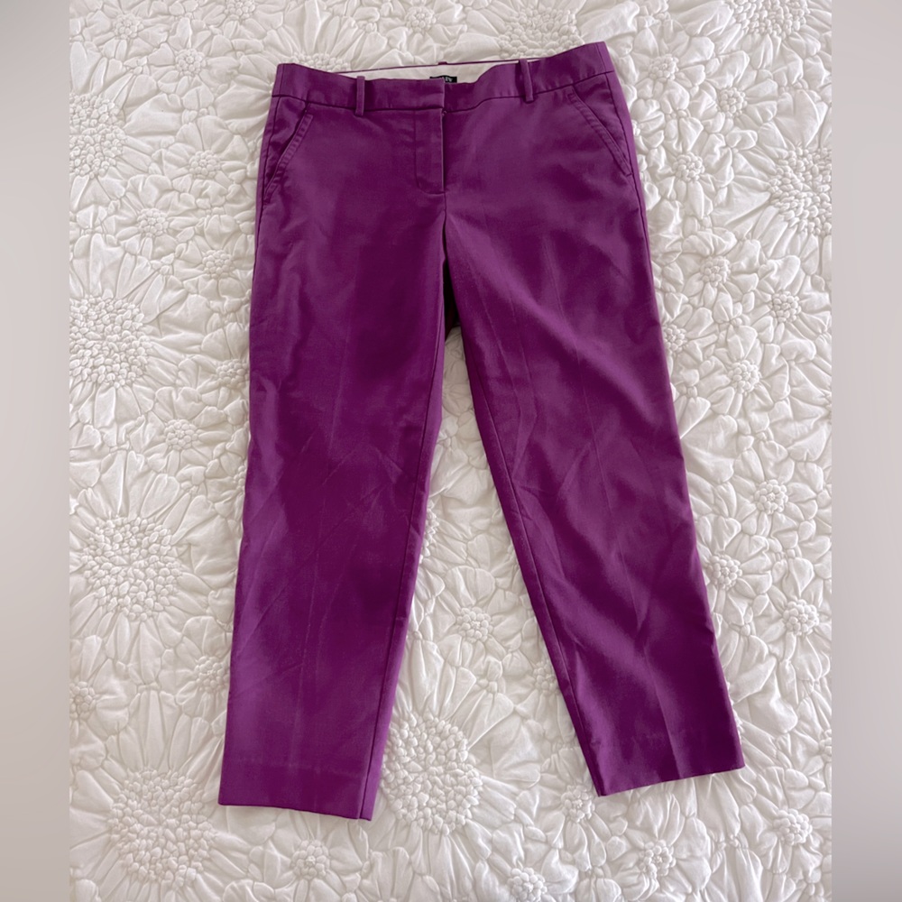 J. Crew Purple Women's Trousers